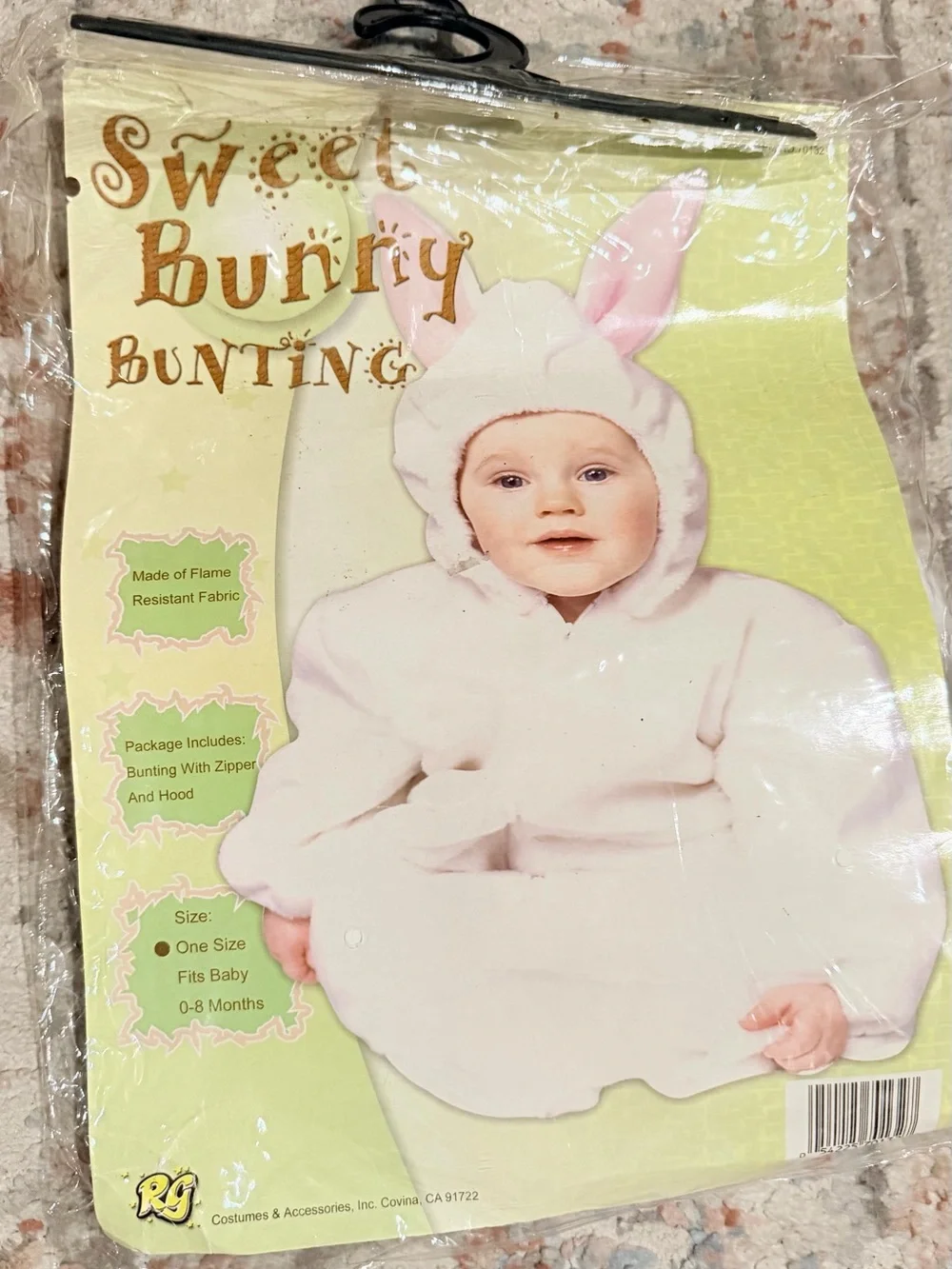 NEW Sweet Bunny Bunting Baby Costume - Pink